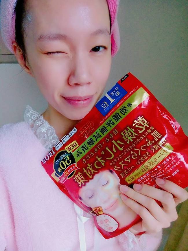 Kose 高絲 開架式 Cosmeport系列 光映透保濕彈潤面膜商品介紹 使用心得